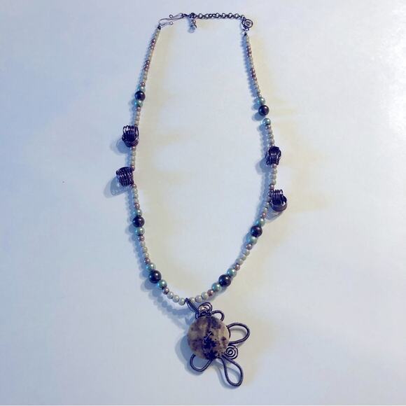 Artesian Jewelry Boho Handcrafted Necklace Hippie Statement Witchy Whimsygoth - Picture 4 of 7